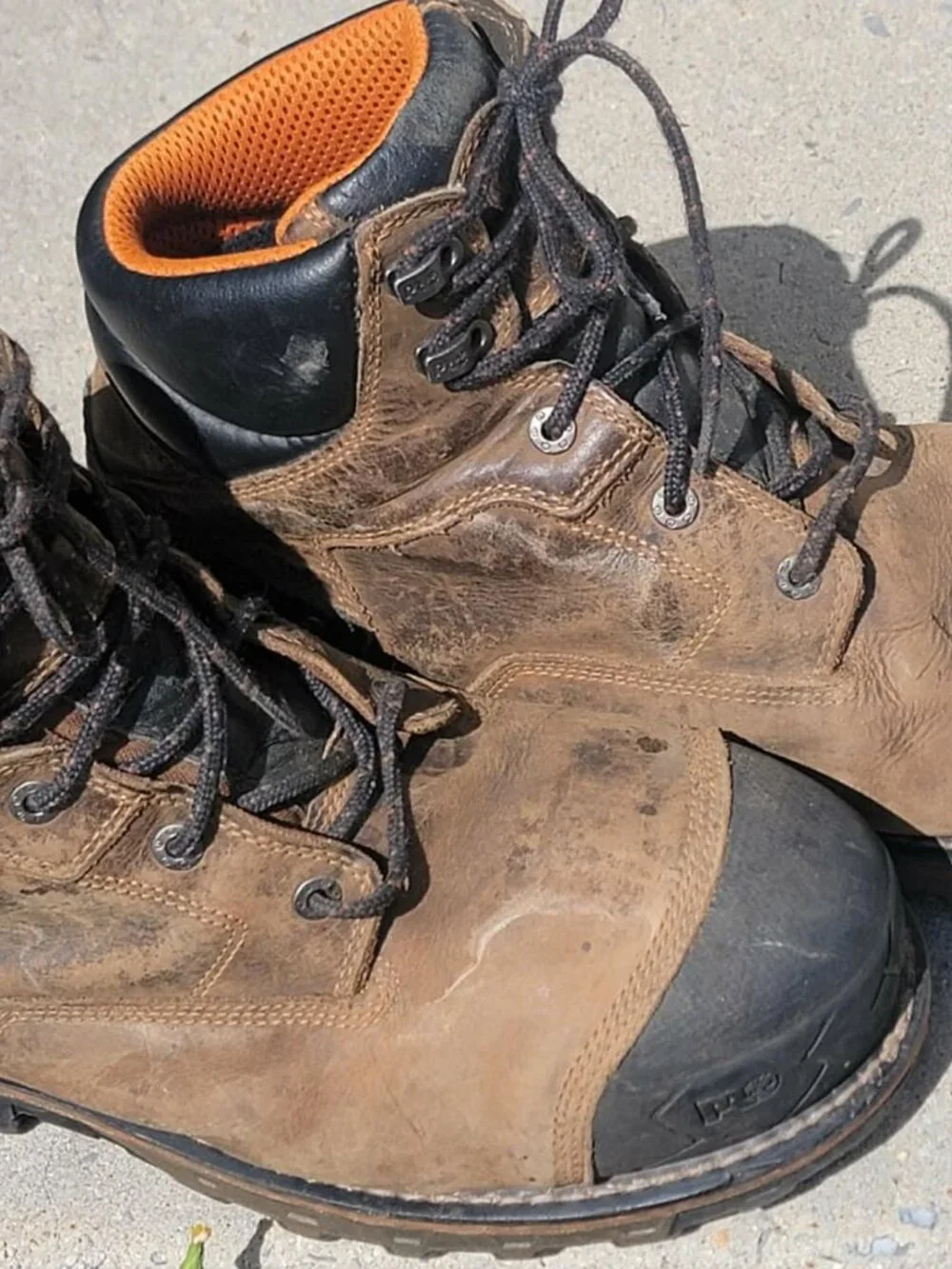 Timberland PRO Men's Sz 12, Composite Toe Waterproof Work Boots, 6 in.